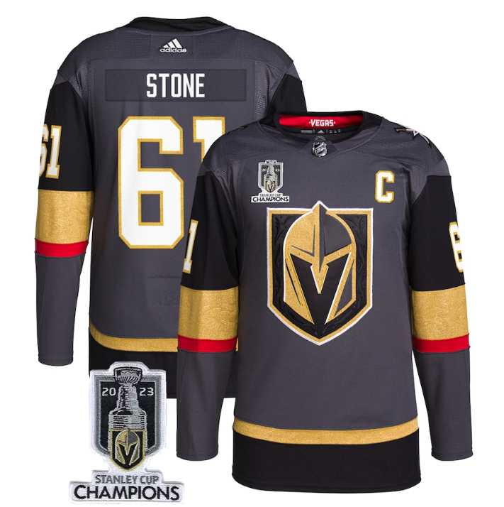 Men's Vegas Golden Knights #61 Mark Stone Gray 2023 Stanley Cup Champions Stitched Jersey,We sell and wholesale Men's Vegas Golden Knights #61 Mark Stone Gray 2023 Stanley Cup Champions Stitched Jersey on line form chian!